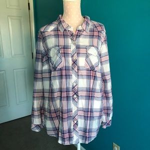 Torrid Plaid Button Down